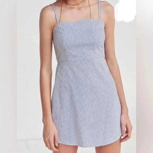 Kimchi Striped Fit and Flare Dress-Nautical Preppy Summer-Size: Medium - Picture 2 of 12